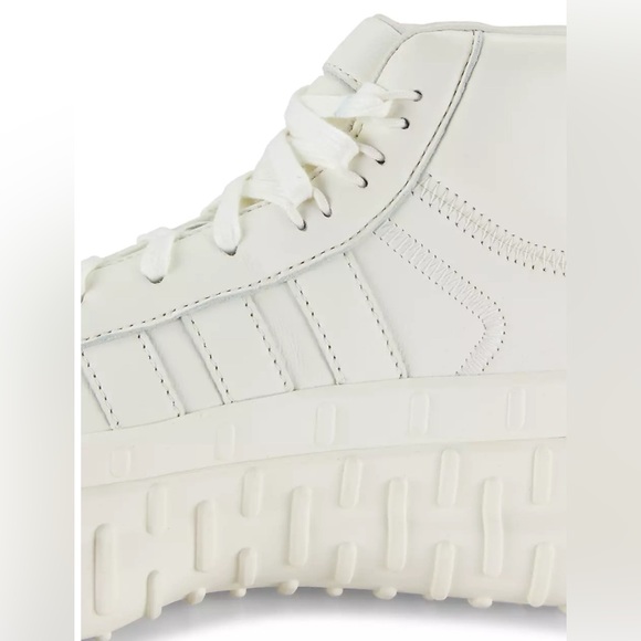 Y-3 Adidas & Yohji Yamamoto leather high top sneakers - Picture 5 of 8